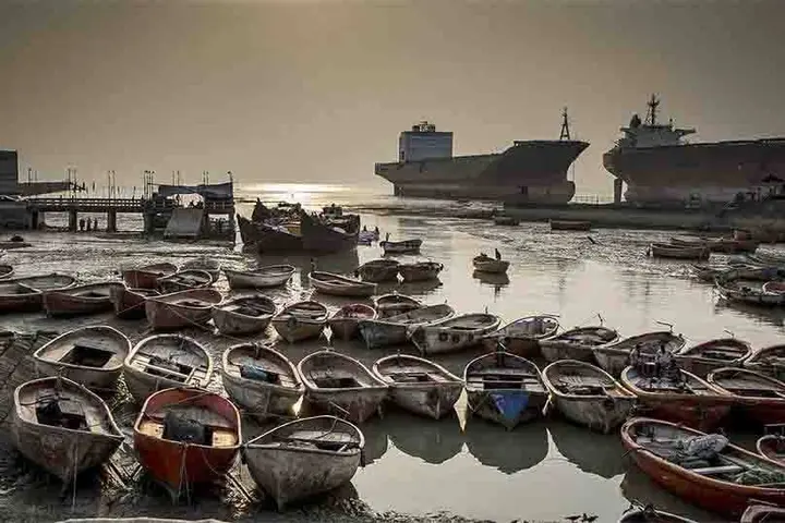 Port view of Chittagong